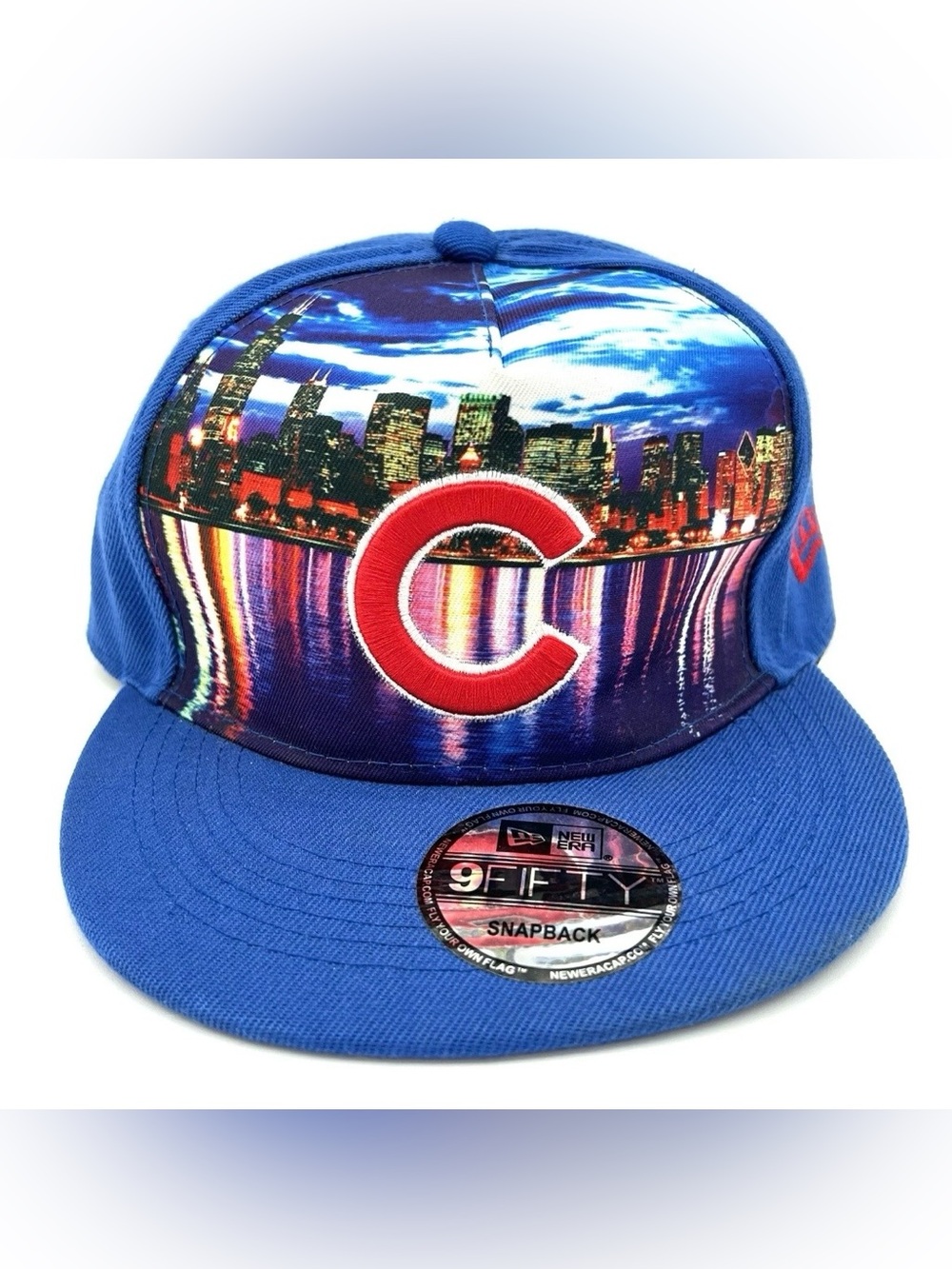 New Era 9FIFTY Chicago Cubs City Skyline Hat MLB Baseball Snapback Wool Cap
